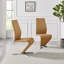 Edzard Double Pedestal High Gloss Dining Table Set with 4 Modern Faux Leather Dining Chairs-2108864087