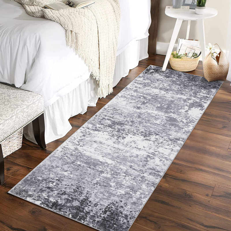 Modern Abstract Area Rug Machine Washable Area Rugs Non Slip Rugs for Living Room Bedrooms Print Distressed Vintage Farmhouse Carpet for Bedroom Dining Room Dorm Office Home Decor