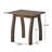 Outdoor Gray Wood Table - 14.79 Inches Deep, 18.7 Wide, 18.99 High For Coastal Backyard Accent High, Deep-759474742