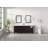 80" Double Sink Bathroom Vanity-Brown,With Mirror