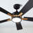 Quanique 52'' Ceiling Fan with LED Lights