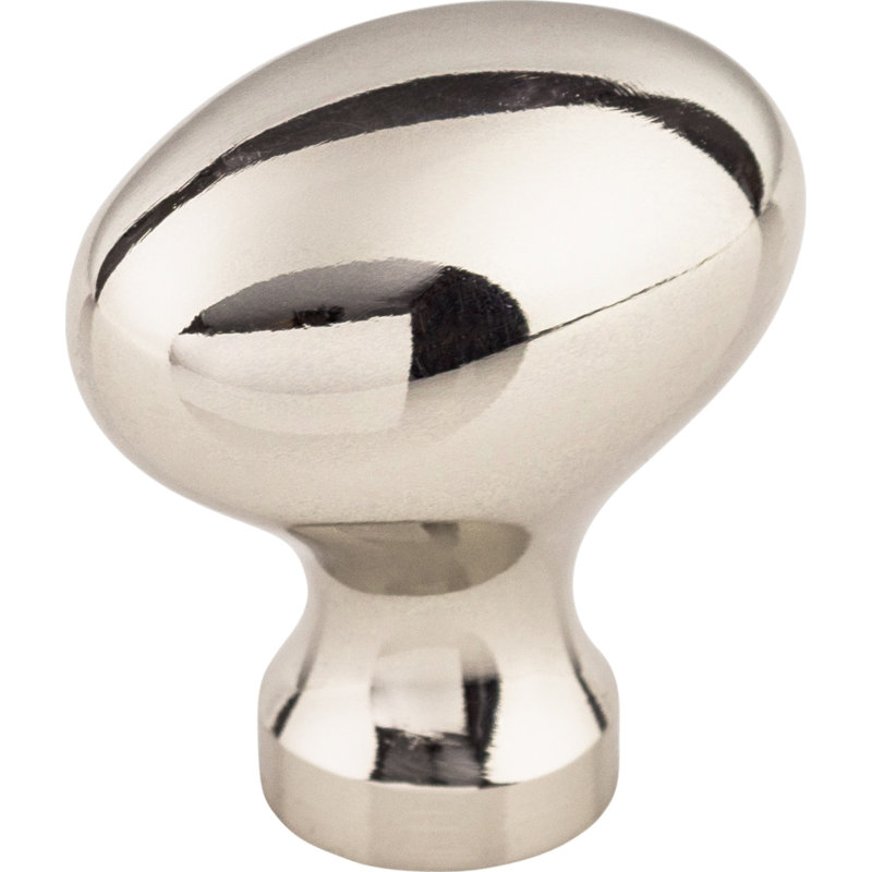 Egg 1 1/4" Length Oval Knob