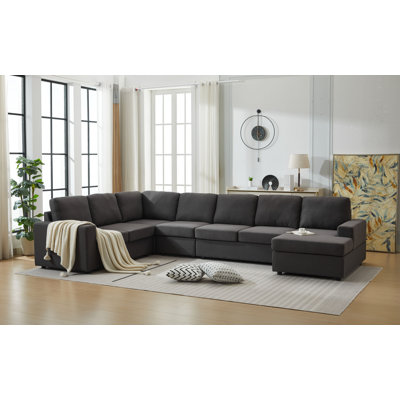 Canapé modulaire réversible en coin de 147 po Aveya