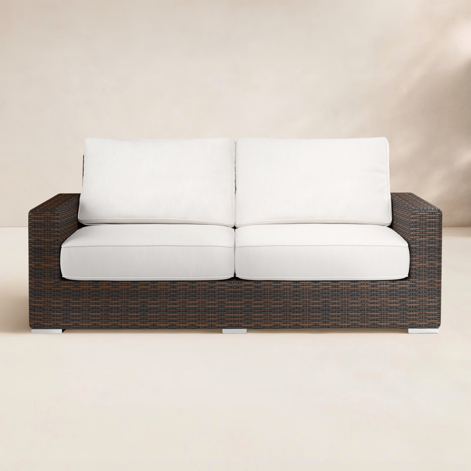 Montecito 72" Sunbrella® Patio Loveseat, Canvas Flax Sunbrella® Canvas