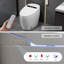 Toilette intelligente une pièce allongée, siège de bidet chauffant, chasse d'eau à capteur de pied, séchoir à air chaud, télécommande
