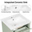 Meuble-lavabo simple 20 po avec lavabo en céramique, tiroir inclinable et armoire à fermeture en douceur-1091410860