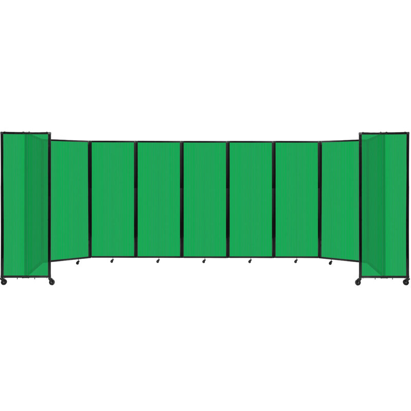 Cloison murale en polycarbonate 360, H 90 po x l 300 po, Vert