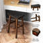 Counter Stool with Solid Wood Frame