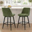Tabouret tournant Mid-Century, hauteur comptoir, base-434915378-434915380