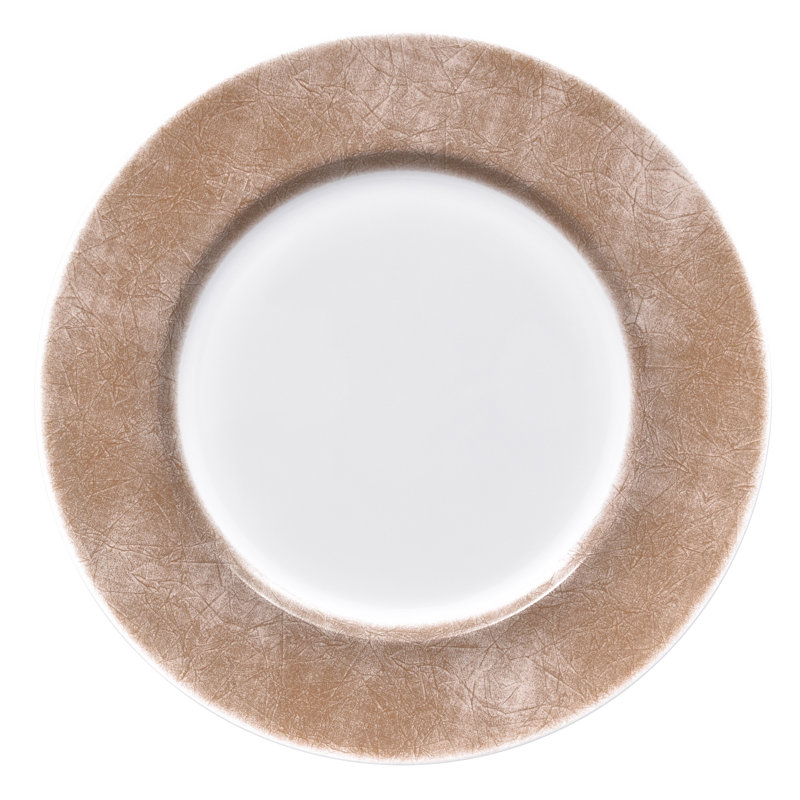 Noritake Hammock Round Platter, 12-1/2", Khaki