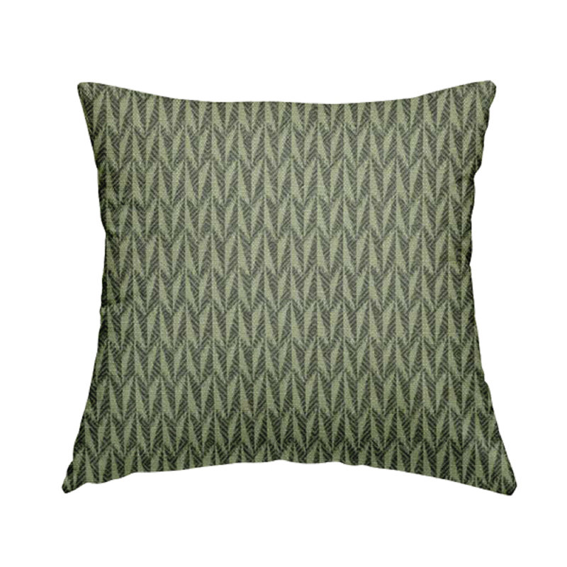 Sloane Geometric Square Cushion, 28cm H x 28cm W x 5cm D, Green
