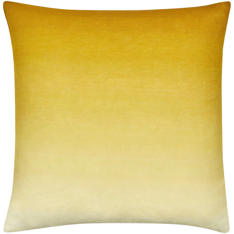 Deadra Ombre Linen Reversible Throw Pillow, Brick Red, 18" x 18", Pillow Cover Only - No Insert