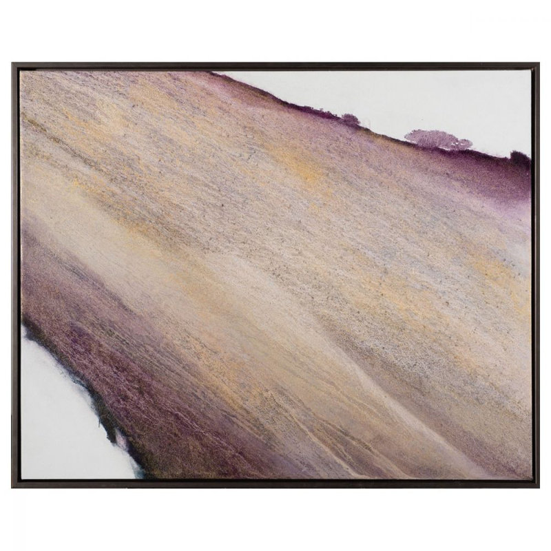 Améthyste et or par Lisa Cuscuna, reproduction d'art sur toile