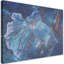 Blue Flower Abstraction - No Frame Print on Canvas-783258379