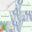 Papier peint adhésif autocollant amovible bleu clair, blanc et blanc, marbre-130143281