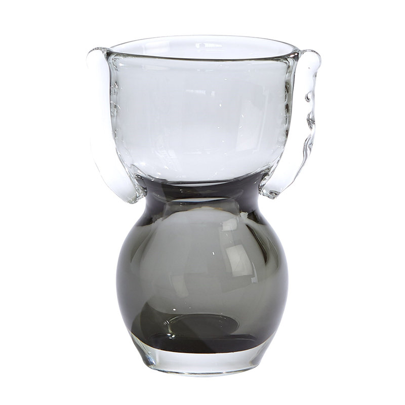 Vase de table en verre fait à la main
