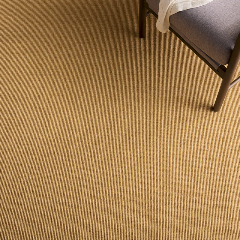 Martha Stewart Sisal/Jute Solid Color Rug in Yellow, Rectangle 8' x 10'