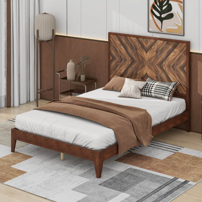 Mid-Century Modern Platform Bed