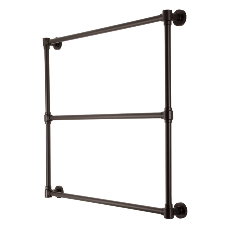 Kingston Brass Gallant 36-Inch Wall Mount 3-Bar Towel Rack, Oil Rubbed Bronze