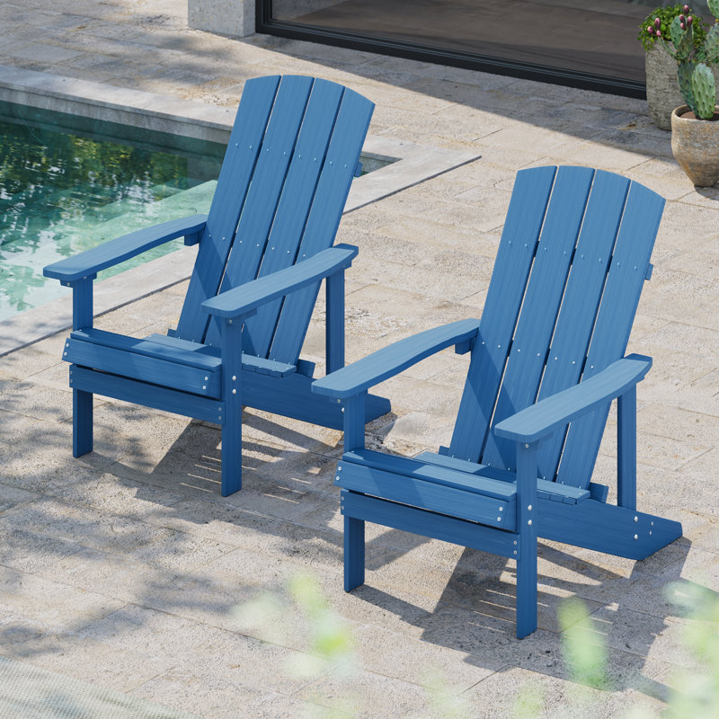 HIPS Adirondack Chair, Navy Blue