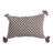 Cotton Printed Lumbar Pillow With Tassels