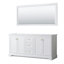 Ensemble de meuble-lavabo double 72 "avec miroir Avery-51712093-51712094-80216042