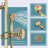 2 Handle Floor Waterfall Faucet with Diverter-99927421