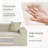 Boneless 61'' W Oversized Foam Sofa Loveseat with Pillows, Compression Corduroy 2-Seater Sofa Upholstered Couch with 2 Cup Holders for Living Room, Bedroom, Apartment, Office-127360621