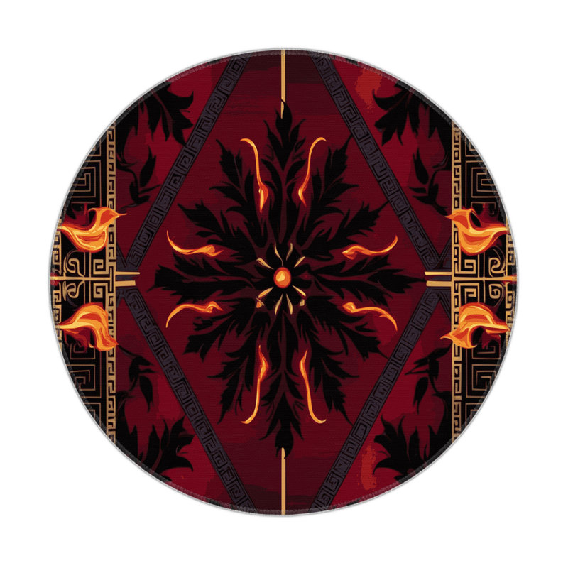 Tapis intérieur et extérieur FABLE Garland, Rond 5 pi
