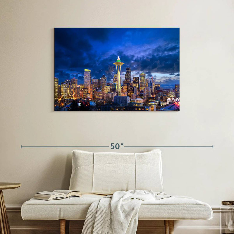 Sireci Space Needle Standout, 26" H x 39" W