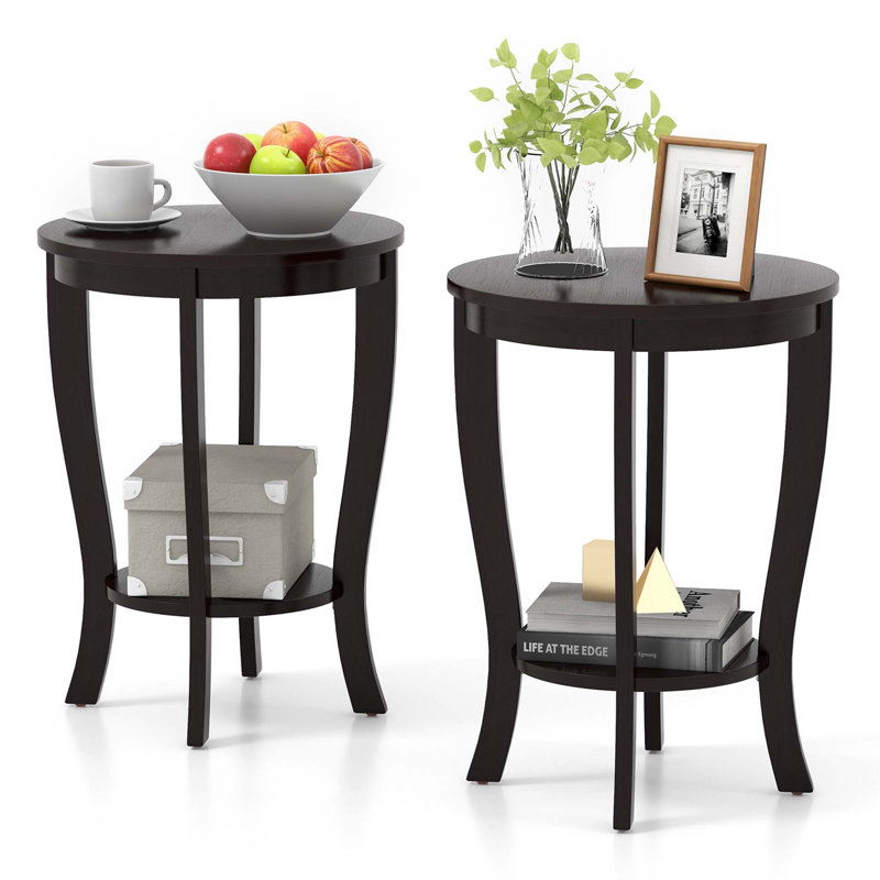 Lashawanda End Table Set, Espresso