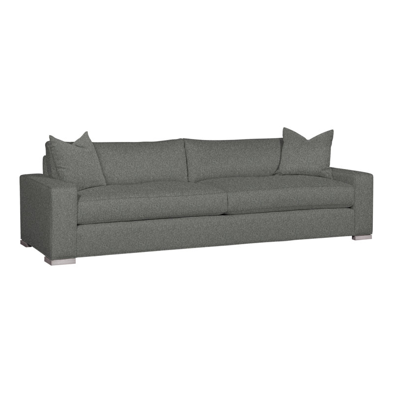 Paxton Upholstered 109'' Sofa, Ian Pewter, Dove Gray