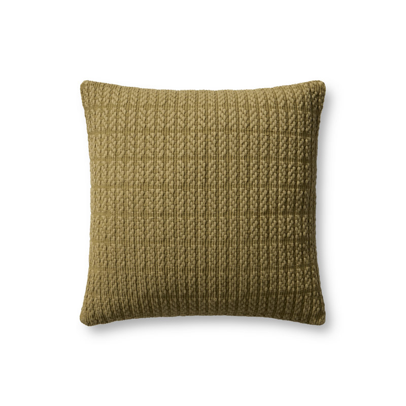 Coussin décoratif Amber Lewis x Loloi Tema, 18 po x 18 po, housse seulement
