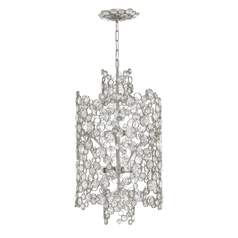 Zarate 2 - Light Gold Crystal Pendant