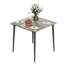 Fung Marble Top Metal Base Dining Table-1382712608