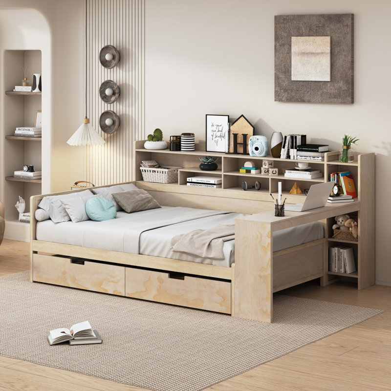 Burnadine Daybed, Gray, Full