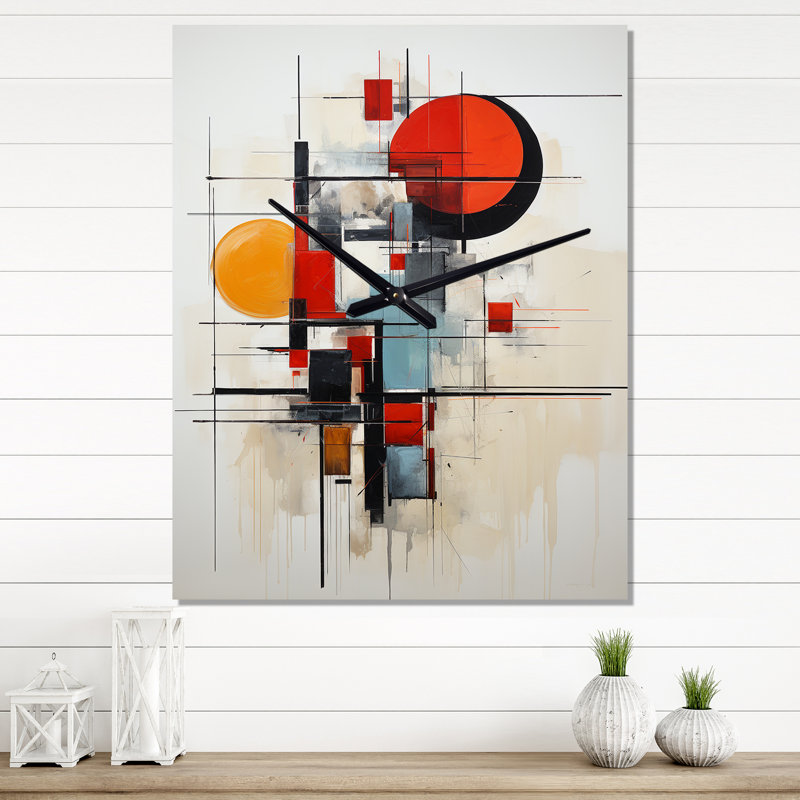 Jazzia - Horloge murale moderne abstraite, Petit