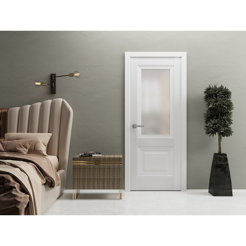 Porte standard en verre Lucia, 36 po x 84 po