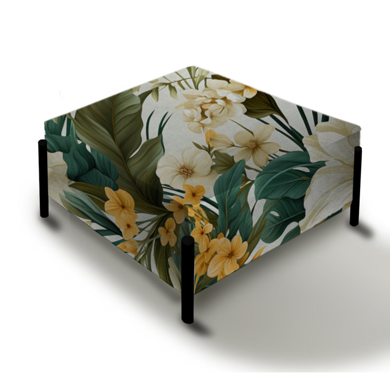 Grand repose-pieds Boho Botanical Oasis Palm - Tropical
