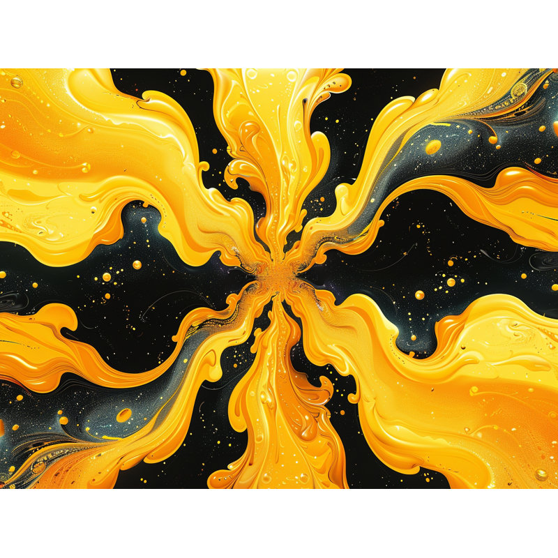 Tapis de bain abstrait abstrait, L 17 po x L 24 po