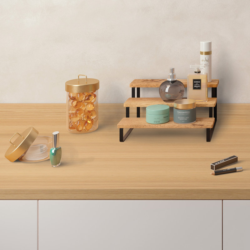Freestanding Wood Spice Rack