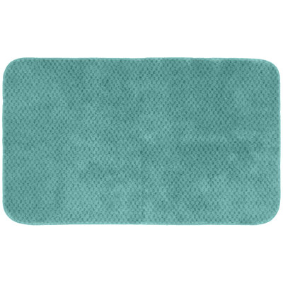 Juliahna Nylon Bath Rug with Non-Slip Backing