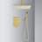 Ceiling Mounted Shower System Combo Set With Handheld And 12"Shower Head-118534768