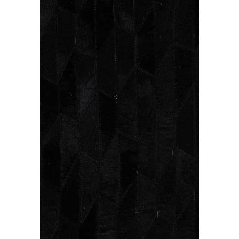 Tapis noir Juliana