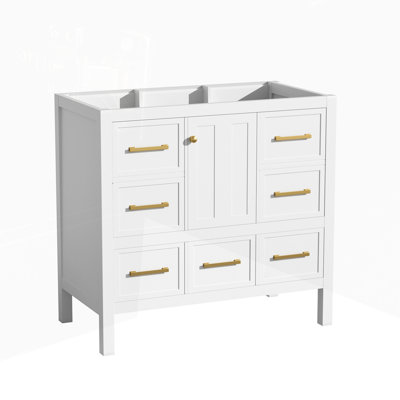 Bathroom Vanity without Sink Bathroom Storage Cabinet with 5 Drawers