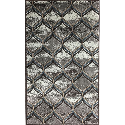 Lundys Viscose Geometric Indoor Rug