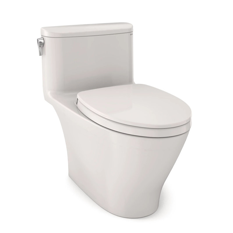Nexus® 1.28 GPF Elongated One-Piece Toilet High Efficiency Flush (Seat Included), Colonial White