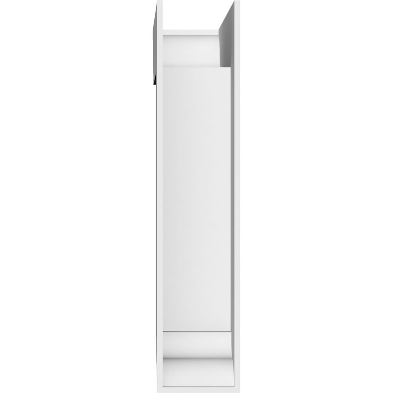 Support standard en PVC de qualité architecturale avec extrémités traditionnelles Thorton, H 26 po x l 5 po x P 20 po