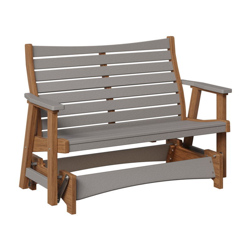 Berlin Gardens Bristol, Light Gray Top/Antique Mahogany Base