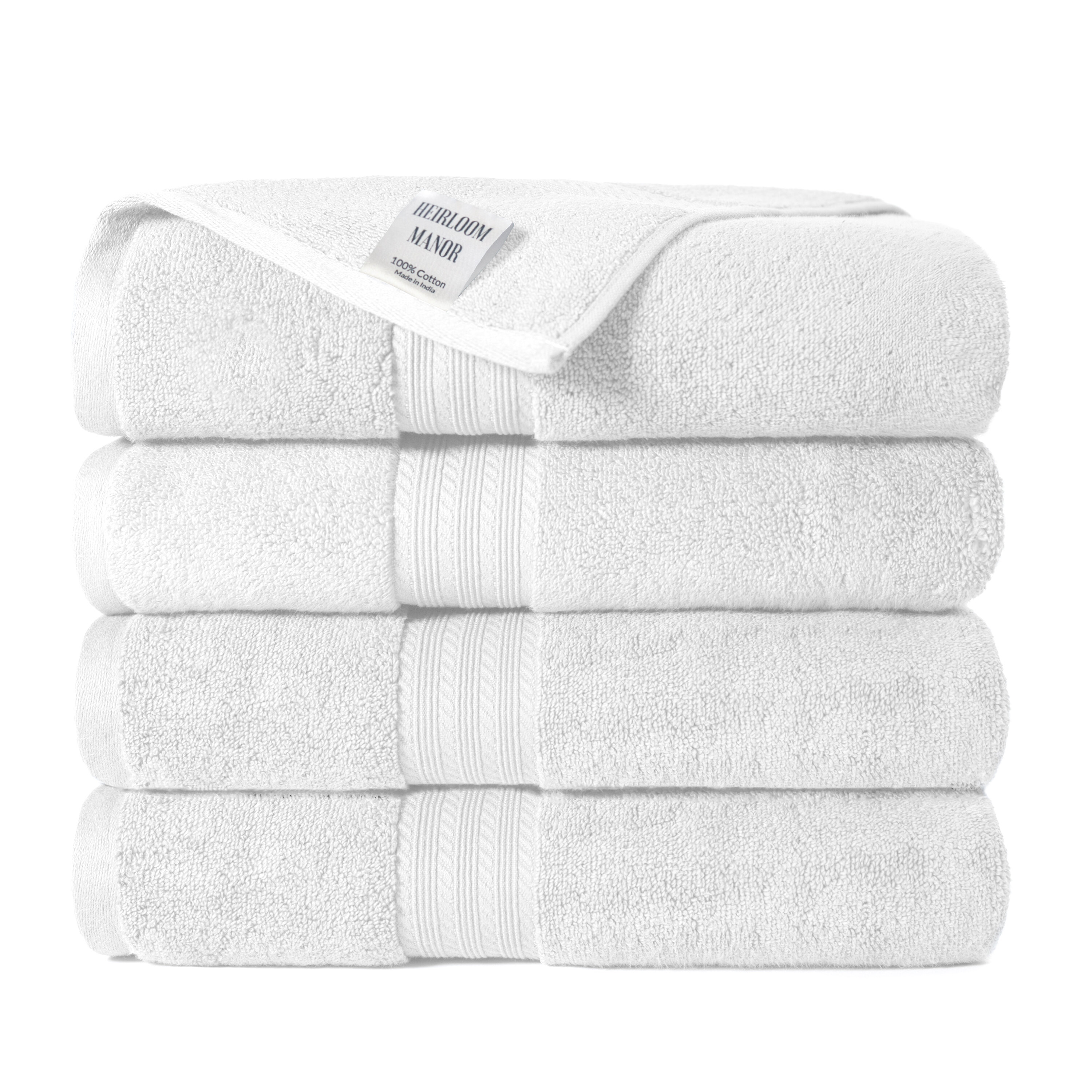  American Dawn Heirloom Manor Estella Zero Twist Set of 4 Bath  Towels in Sonoma Blue